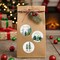 Wrapables Christmas Stickers Label Roll, Holiday Stickers for Sealing Cards, Envelopes, Gift Boxes, Festive Party Favors (500pcs), Christmas Trees